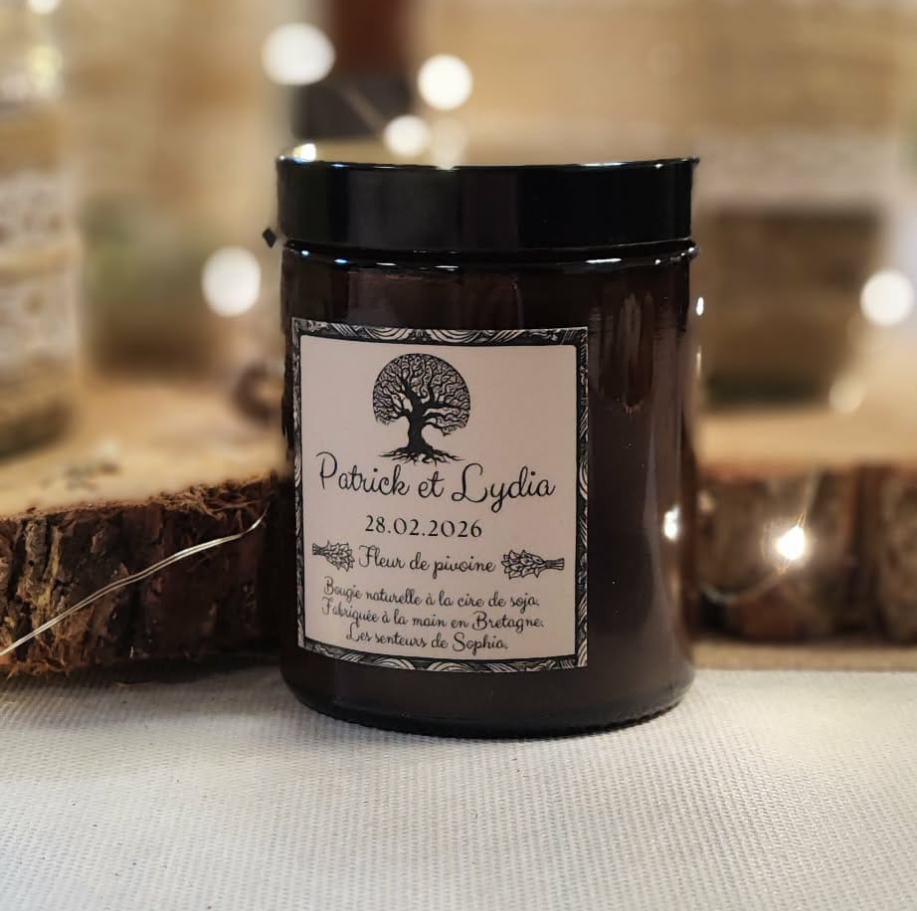 Bougies personnalisées  – Les Senteurs de Sophia